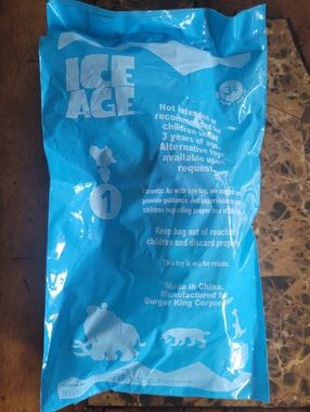 Ice Age Blue Kids Action Figure Playset - Burger King